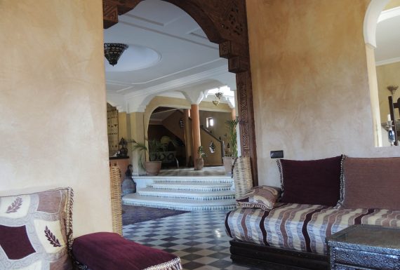 Tadelakt Marokko, Eingangshalle und Foyer