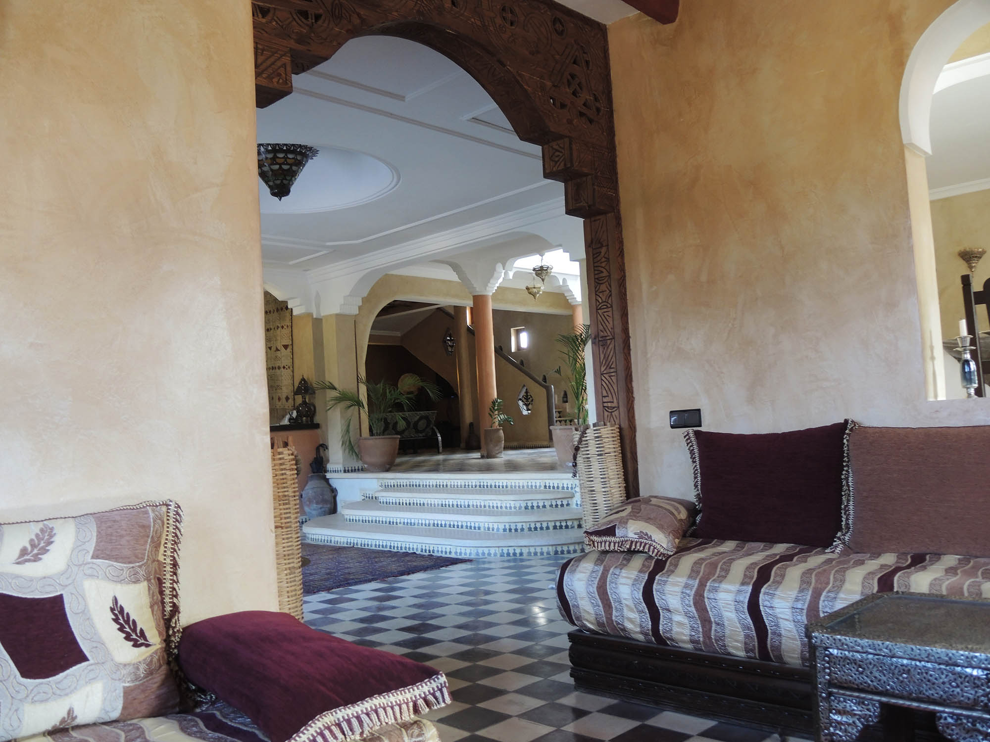 Tadelakt Marokko, Eingangshalle und Foyer
